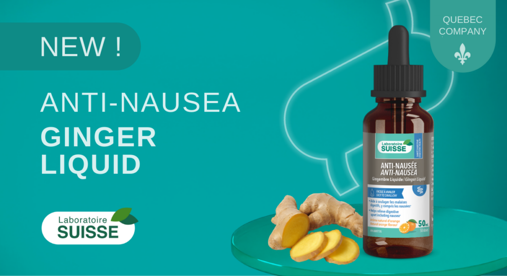 New at Laboratoire Suisse: Anti-nausea liquid ginger